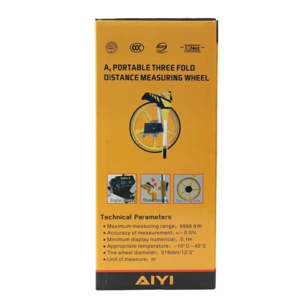 AIYI Foldable Measuring Wheel with Carry Bag AY287-003