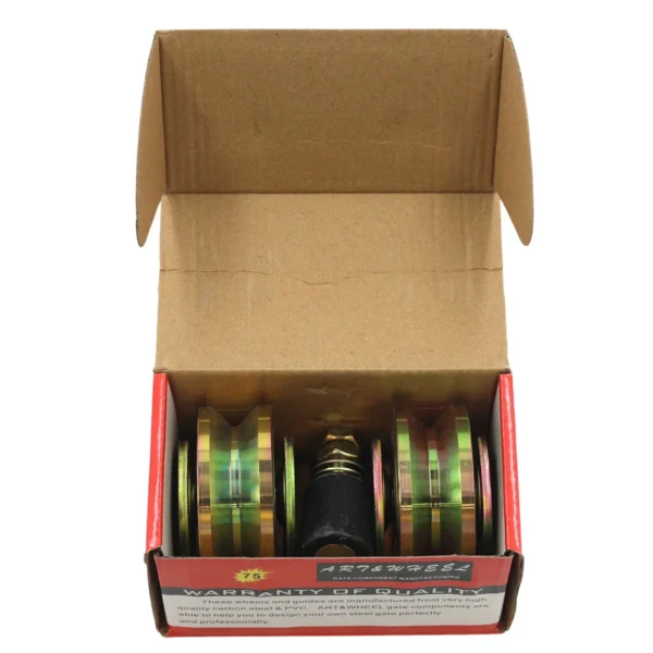 80mm Sliding Gate Wheel & Guide Roller Set AY117-015