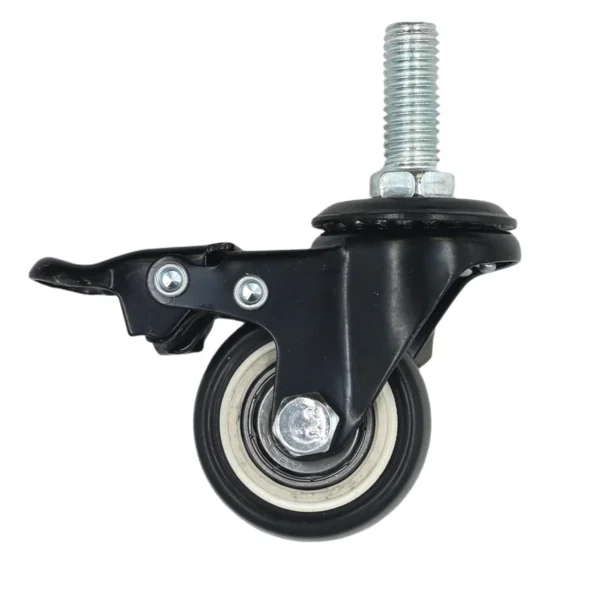 Black stopper wheel with screw 1.5" AY069-030