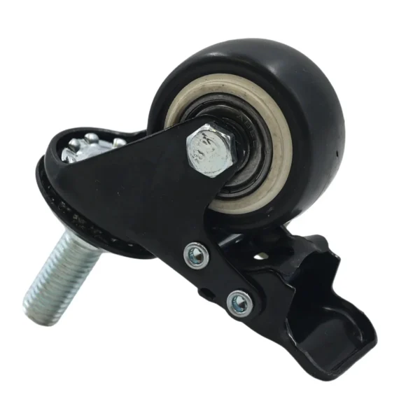 Black stopper wheel with screw 1.5" AY069-030