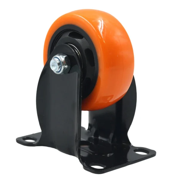 3 Inch Fixed Castor Wheel Orange AY070-040