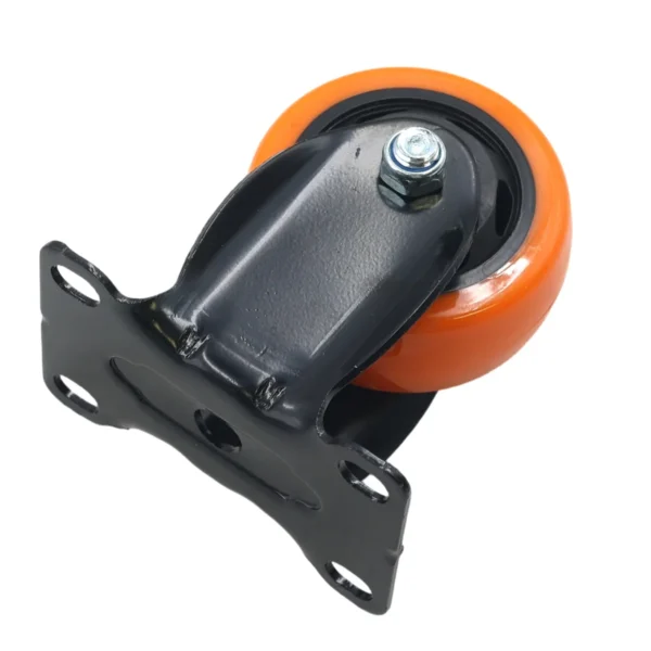 3 Inch Fixed Castor Wheel Orange AY070-040