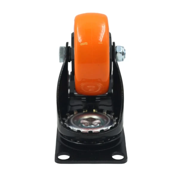 3 Inch Swivel Castor Wheel with Brake Orange AY070-041