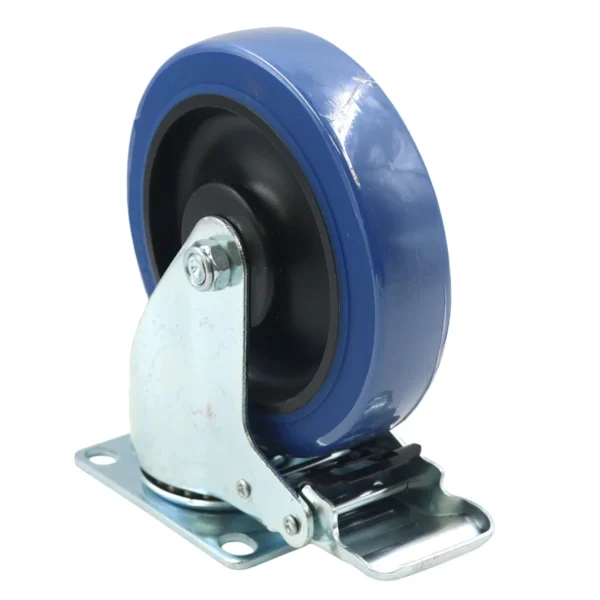 5 Inch Swivel Castor Wheel with Brake Blue AY070-018