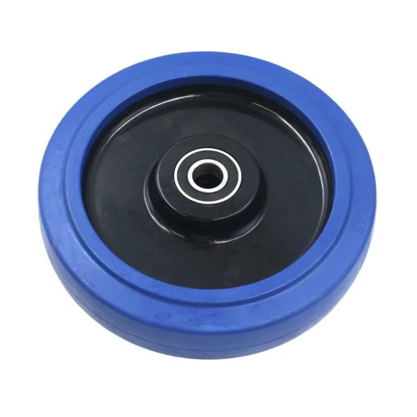8-Inch PU Trolley Wheel Blue AY070-037