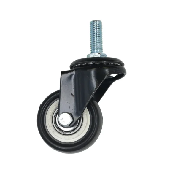 Black table wheel with screw 2" AY069-005