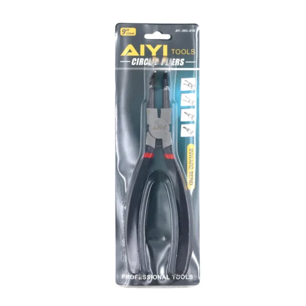 9" Circlip pliers internal bent AY393-018/9