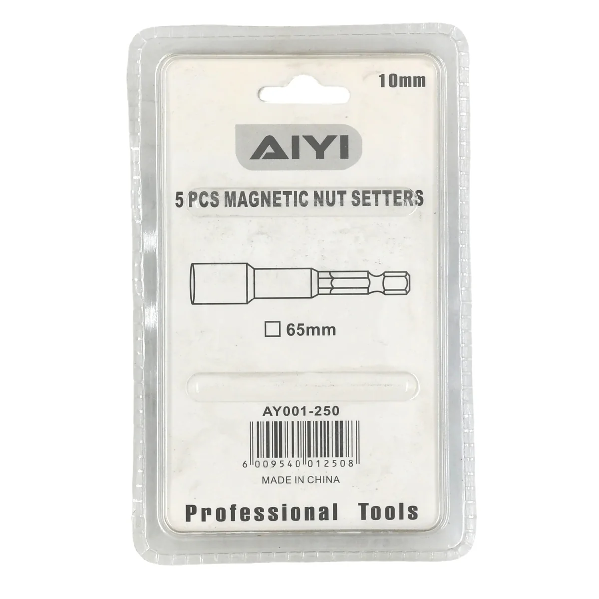 AIYI 5 Piece 10mm Magnetic Nut Setter Set AY001-250 - Image 2