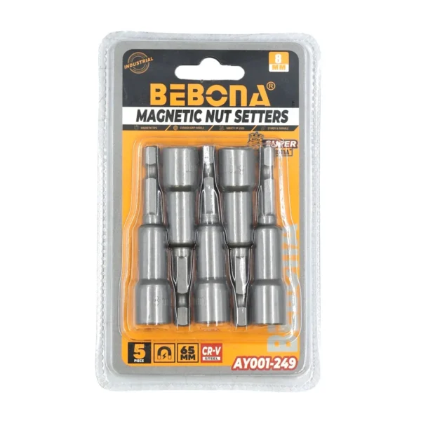 5 Piece 8mm Magnetic Nut Setter Set AY001-249