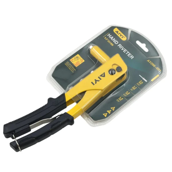 AIYI Hand Riveter 9.5-Inch (241mm) - Fits 2.4mm to 4.8mm Rivets AY286-001