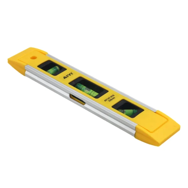 AIYI 230mm Spirit Level - 3 Vial Bubble Level Tool for Horizontal, Vertical and Angle Measurement AY147-016