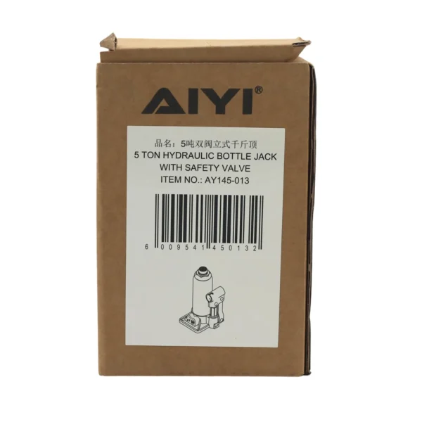 Hydraulic bottle jack (With safety valve) 5T AY145-013