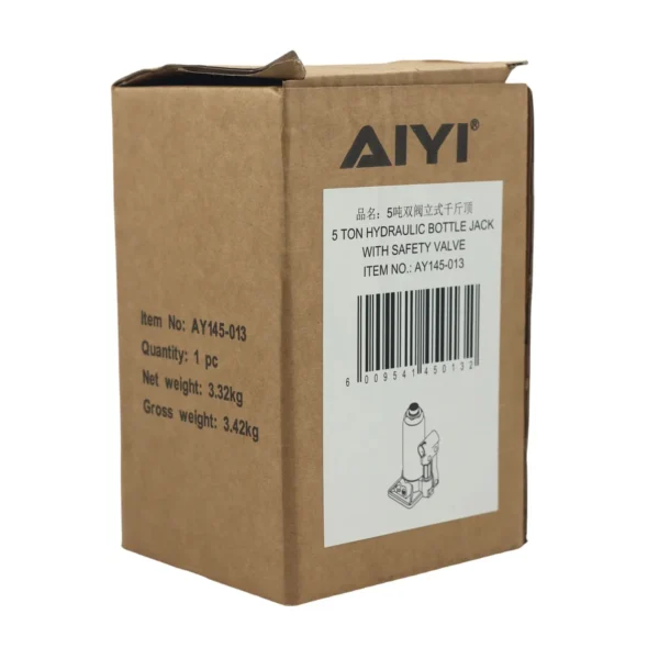 Hydraulic bottle jack (With safety valve) 5T AY145-013