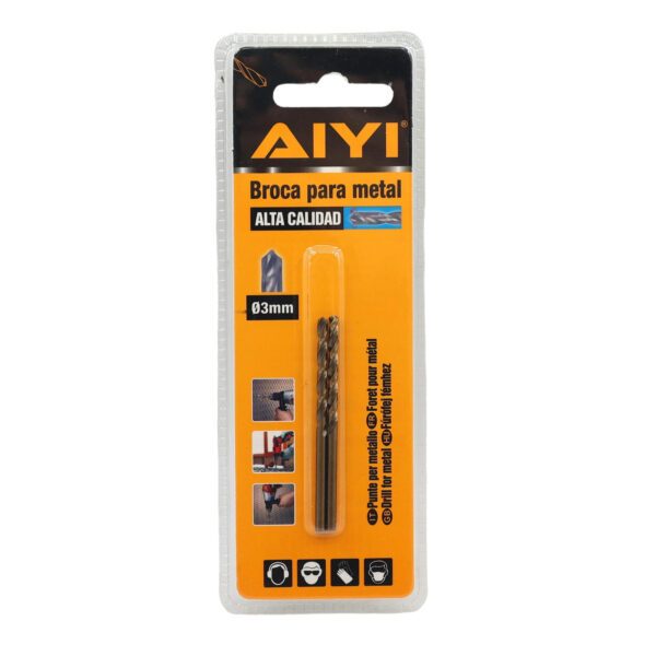 AIYI HSS Drill 2pcs 3mm AY198-002