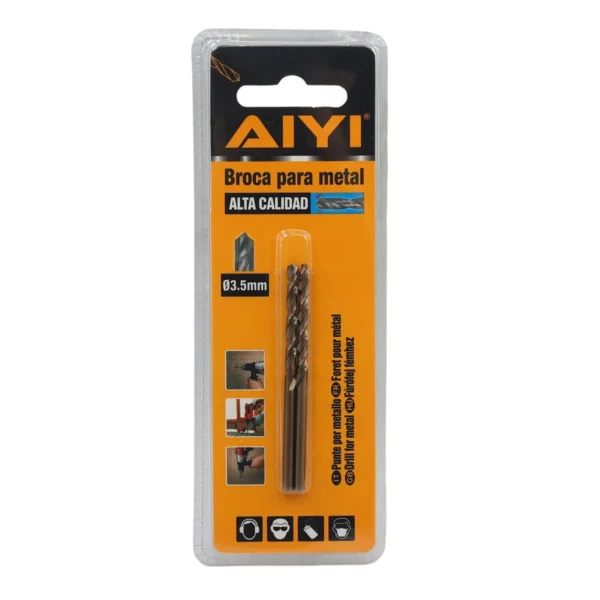AIYI HSS Drill 2pcs 3.5mm AY198-003
