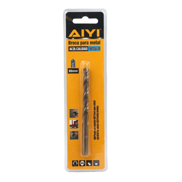 AIYI HSS Drill 1pcs 8mm AY198-012