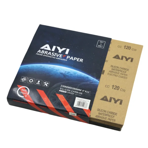 Sandpaper 9"*11" 120# AY112-086