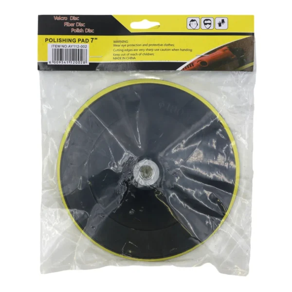 7 Inch Velcro Backing Pad 180mm, Polishing Disc Holder AY112-002