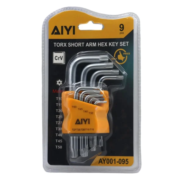 AIYI short Allen key star 9pcs AY001-095