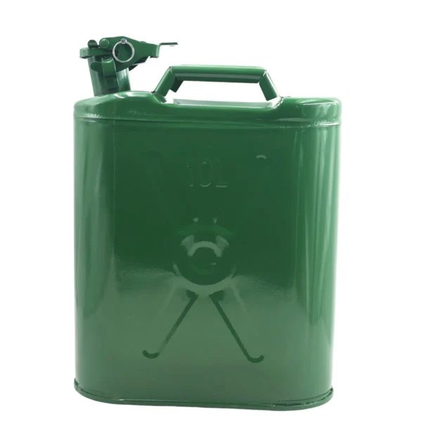 10L Metal Fuel Jerry Can, Portable Petrol & Diesel Storage Container AY001-746