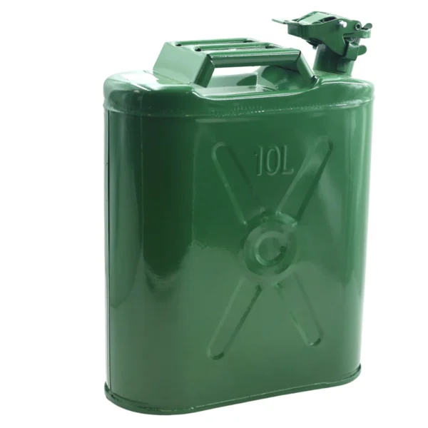 10L Metal Fuel Jerry Can, Portable Petrol & Diesel Storage Container AY001-746