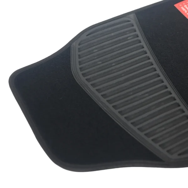 Universal Black Carpet Car Floor Mat Set – 4 Piece AY032-014