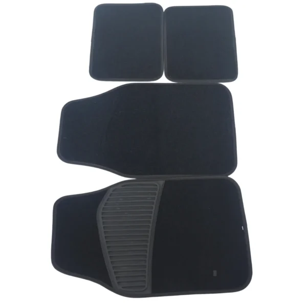 Universal Black Carpet Car Floor Mat Set – 4 Piece AY032-014