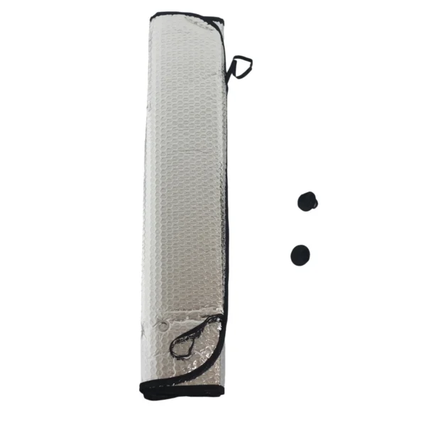 Car Windshield Sunshade 70 x 140cm Foldable Reflective Sun Shade with Suction Cups AY033-046