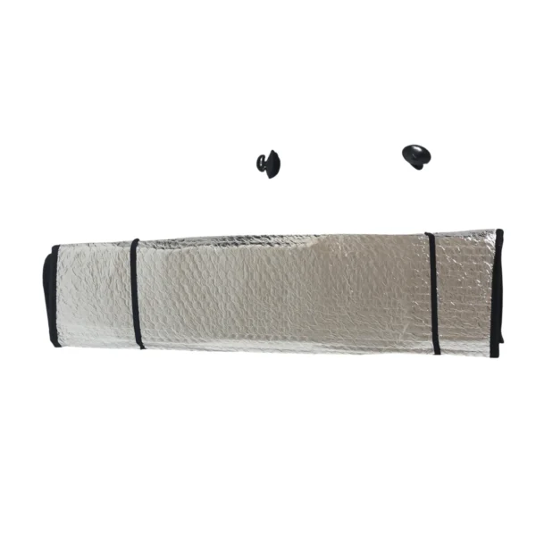Car Windshield Sunshade 60 x 130cm Foldable Reflective Sun Shade with Suction Cups AY033-045