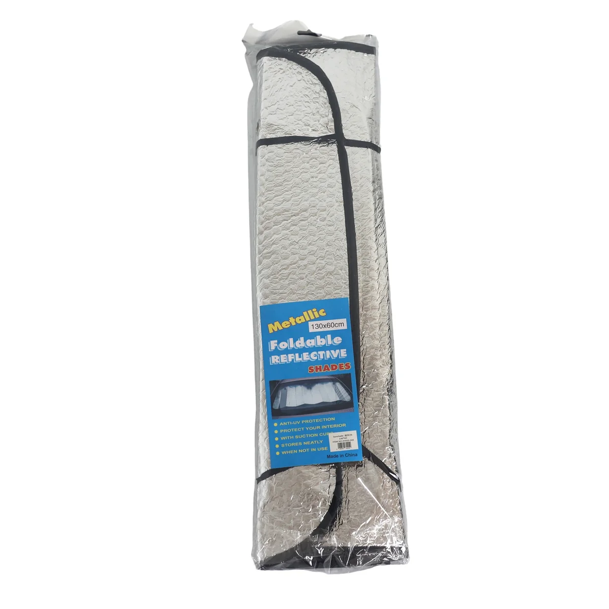 Car Windshield Sunshade 60 x 130cm Foldable Reflective Sun Shade with Suction Cups AY033-045 - Image 3