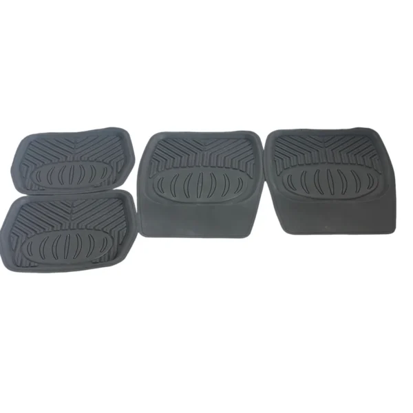 Universal Black Rubber Car Floor Mat Set – 4 Piece AY032-002