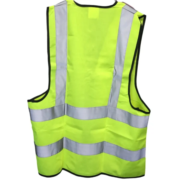 High Visibility Safety Vest XXL with Zipper Lime AY156-001