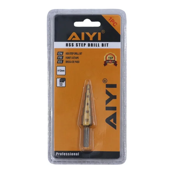 AIYI HSS Step Drill Bit 4-12mm AY025-097