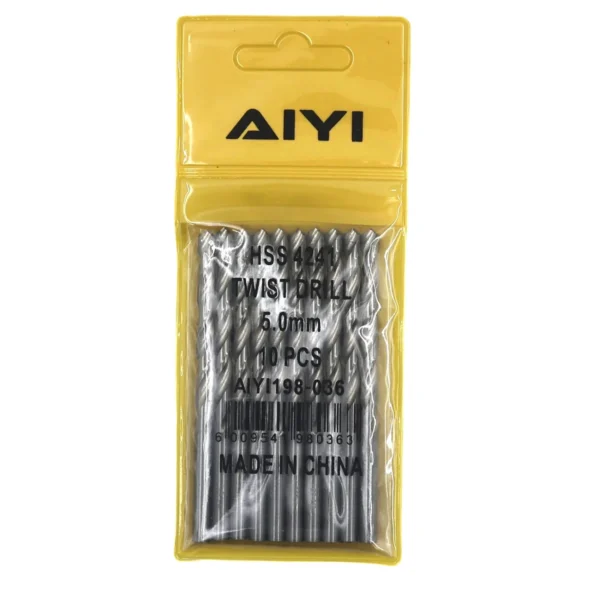 Hss drill bit 10pcs 5.0mm AY198-036