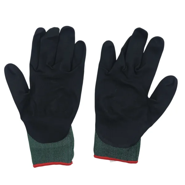 AIYI 12-Pair Anti-Cutting Work Gloves Size 10/L Grey & Black AY381-004