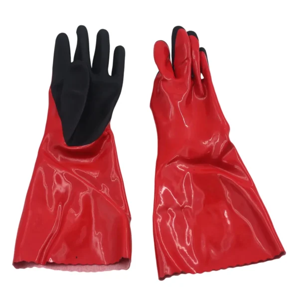AIYI 5-Pair Long Cuff PVC Gloves with TC Lining AY381-009