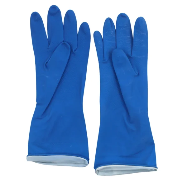 AIYI 5-Pair Household Latex Cleaning Gloves Flock Lined Size M AY003-069