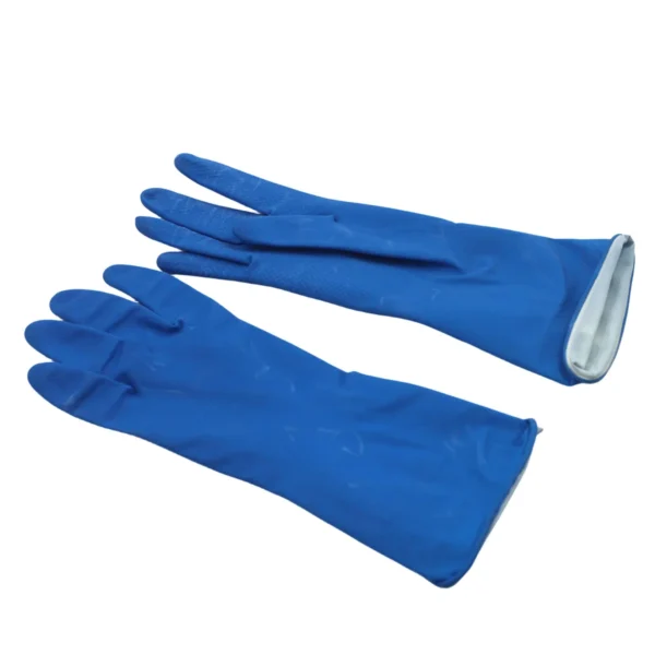 AIYI 5-Pair Household Latex Cleaning Gloves Flock Lined Size M AY003-069