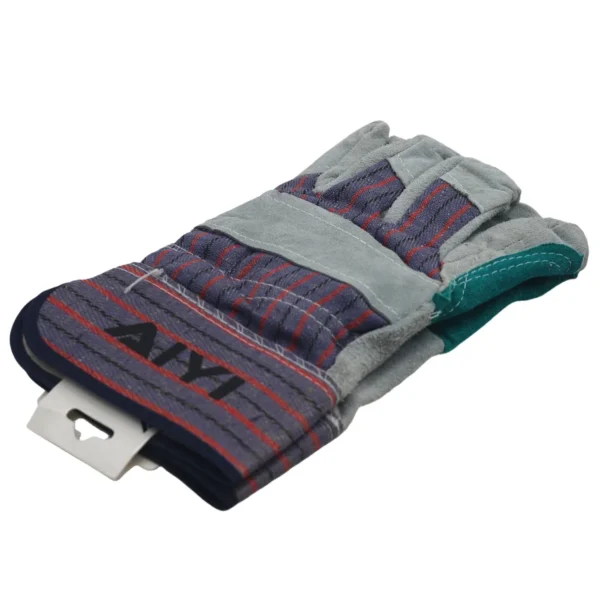 AIYI 5-Pair Heavy-Duty Split Leather Work Gloves AY291-001