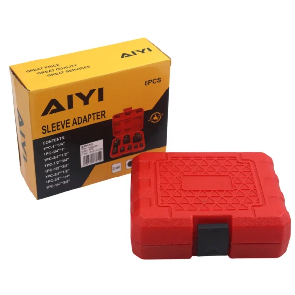 AIYI 8-Piece Impact Socket Adapter Set CR-MO Reducer & Converter Kit AY017-055