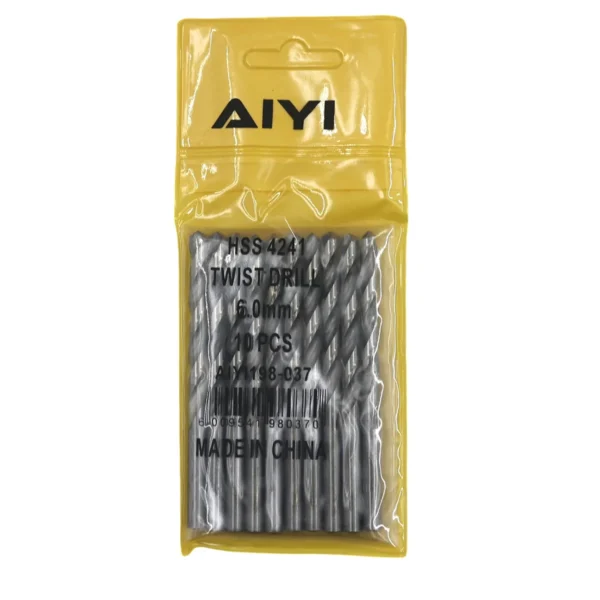 Hss drill bit 10pcs 6.0mm AY198-037