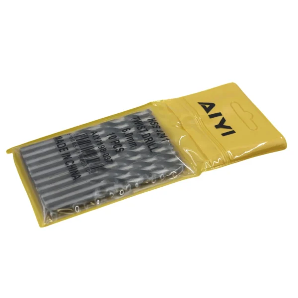 Hss drill bit 10pcs 6.0mm AY198-037