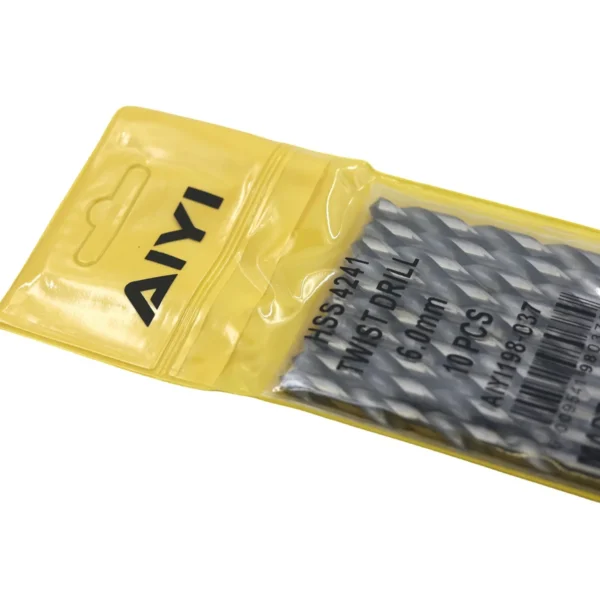 Hss drill bit 10pcs 6.0mm AY198-037