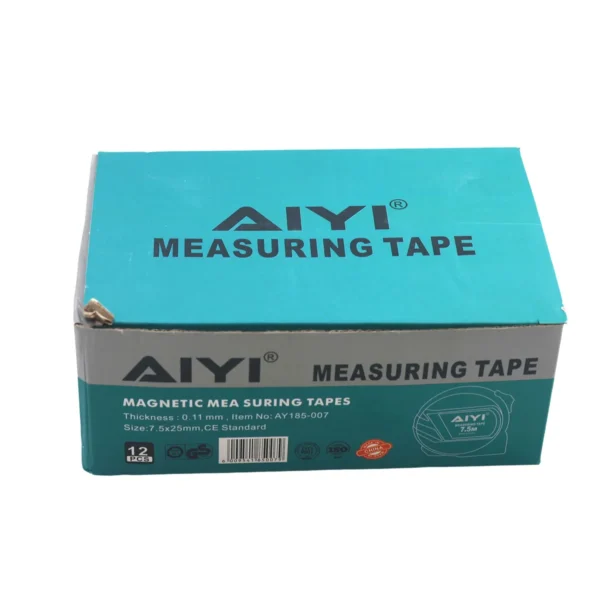 AIYI Magnetic measuring tapes blue 7.5m AY185-007