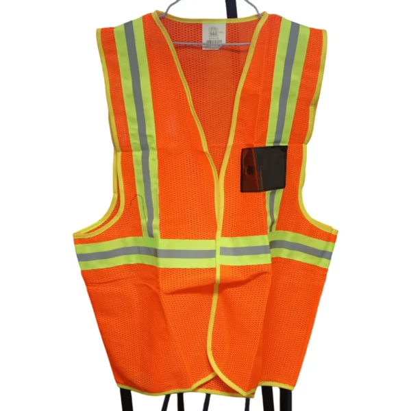 High Visibility Mesh Safety Vest Reflective Work Vest XXL Orange AY156-024