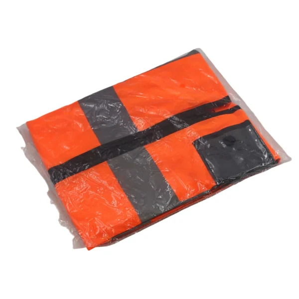 High Visibility Safety Vest XXL Orange with Zipper AY156-004