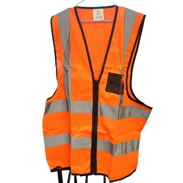 High Visibility Safety Vest XXL Orange with Zipper AY156-004