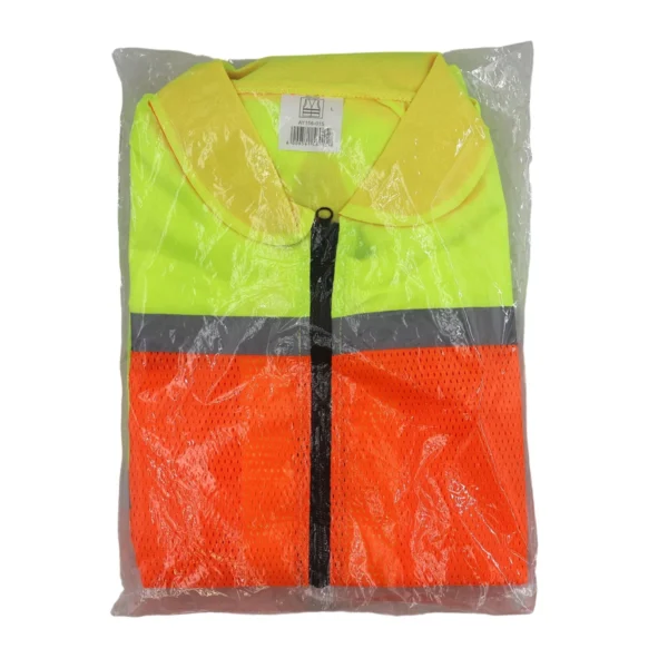 High Visibility Reflective Jacket L with Zipper AY156-015