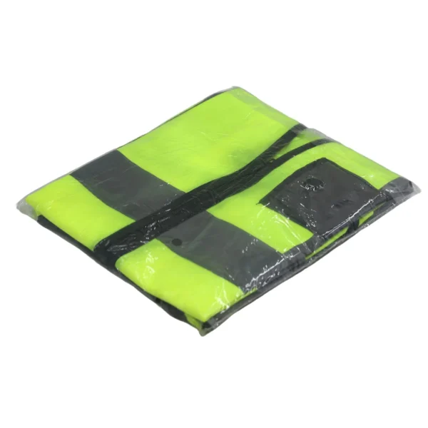 High Visibility Safety Vest XL with Zipper Lime AY156-002