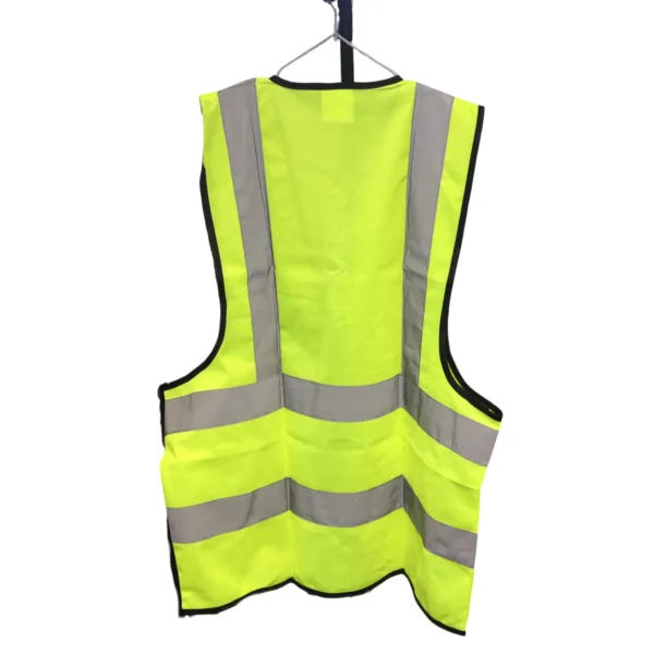 High Visibility Safety Vest XL with Zipper Lime AY156-002
